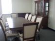 Dining formal-cherry, table, 10 chairs, two piece lighted china cabinet & sideboard. will deliver. retail $11000, sell for $3995.
Call 804-398-8424
This is my delivery area
1)Annapolis, Maryland phone number in adds is 410-299-62O7
2)BALTIMORE Md.