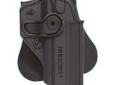 "
SigTac HOL-RPR-BABYEAGLE Retention Roto Paddle Holster Baby Eagle 9mm/40
Made of durable, high-tech, black polymer, these right-handed holsters use a unique patented retention system with a zero time to disengage feature. Simply depressing the lever