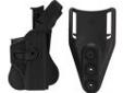 "
SigTac HOL-RPR-GK19-LVL3 Retention Roto Paddle Holster, Level 3 Glock 19, 23, 25, 32, Black
Made of durable, high-tech, polymer, these right-handed holsters use a unique patented retention system with a zero time to disengage feature. Simply depressing