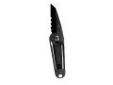 "
Gerber Blades 45898 Ridge - Black Serrated - Clam
Ridge - Black SerratedHow much does one and half ounces feel like in your hand? Not much at all, really. Almost nothing. Yet when it takes the form of the Ridge, you're carrying a whole lotta knife. And