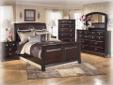 Contact the seller
Signature Design By Ashley Ridgley B520-Set2, The " Contemporary Dark Brown Finish" bedroom collection uses a rich finish and stylish details to create furniture that is sure to enhance any bedroom decor with an exciting contemporary