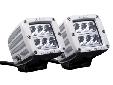 M-Series - Dually D2 LED Pair - WidePart #: 70211Rigid Industries LED lights are fast replacing conventional lighting in the marine industry. LED lighting is vastly more energy efficient than conventional marine lights. The amount of heat energy wasted is
