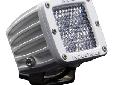 M-Series - Dually D2 LED Single - DiffusedPart #: 70151Rigid Industries LED lights are fast replacing conventional lighting in the marine industry. LED lighting is vastly more energy efficient than conventional marine lights. The amount of heat energy