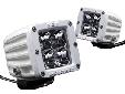 M-Series - Dually LED Pair - FloodPart #: 60211Rigid Industries LED lights are fast replacing conventional lighting in the marine industry. LED lighting is vastly more energy efficient than conventional marine lights. The amount of heat energy wasted is
