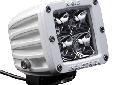 M-Series - Dually LED Single - SpotPart #: 60121Rigid Industries LED lights are fast replacing conventional lighting in the marine industry. LED lighting is vastly more energy efficient than conventional marine lights. The amount of heat energy wasted is