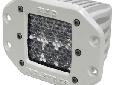 M-Series - Flush Mount - Dually D2 LED Single - DiffusedPerfect for mounting onto any flat surface such as a boat where an LED light can go.Rigid Industries LED lights are fast replacing conventional lighting in the marine industry. LED lighting is vastly