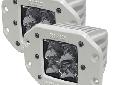 M-Series - Flush Mount - Dually LED Pair - SpotPerfect for mounting onto any flat surface such as a boat where an LED light can go.Rigid Industries LED lights are fast replacing conventional lighting in the marine industry. LED lighting is vastly more