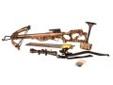 "
SA Sports Outdoor Gear 545 Ripper Crossbow Package - 185lb Compound
SA Sports Outdoor Gear Ripper 185 lb Compound Crossbow Package
Features:
- RIPPING 340 FPS
- 4x32mm Multi Reticle Scope
- Rope Cocking Device
- Padded Sling
- Quick Detach Quiver w/4