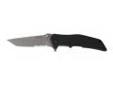 "
Kershaw 1985STX RJ Serrated I, Clam Pack
Tactical looks, multifunctional cutting capability
RJ Martin's blade design and grind gives you the piercing power of a tanto with just enough curve to the belly for slicing aptitude as well. The tanto point is