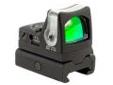 "
Trijicon RM08A-34W RMR Sight Dual Illuminated 12.9 MOA w/RM34W Weaver
Developed to improve precision and accuracy with any style or caliber of weapon, the Trijicon RMR (Ruggedized Miniature Reflex) is designed to be as durable as the legendary ACOG. The