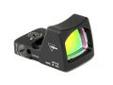 "
Trijicon RM02 RMR Sight (LED) - 8.0 Minutes Of Angle Red Dot
Developed to improve precision and accuracy with any style or caliber of weapon, the Trijicon RMR (Ruggedized Miniature Reflex) is designed to be as durable as the legendary ACOG. The RM02 is