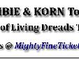 Rob Zombie & Korn Night of Living Dreads Tour 2013
Fall Tour Dates, 2013 Tour Schedule & Concert Ticket Information
Rob Zombie and Korn will team up once again to co-headline a tour, the 2013 Night of the Living Dreads Tour 2013. The Fall Tour will kick