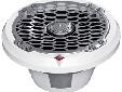 M262 6.5" Full-Range SpeakerThe M262 is a white 6.5" full-range speaker with a 1" bridge mounted tweeter perfect for use in marine watercraft or powersports applications. It features a stainless steel grille and is UV and moisture resistant. The RF Marine