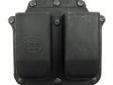 "
Fobus 6900RB214 Roto Double Mag Pouch Glock 9/40, HK 9/40, 2.25
Double Mag Pouch
- Roto Belt
- Black
- Fits 2.75"" Belts
Fits:
Glock: 17, 19, 22, 23, 26, 27, 31, 32, 33, 34, 35, 37, 38, 39 (9, 40, 357, 45 GAP)
H&K: USP (9mm and 40)
Taurus: PT145,