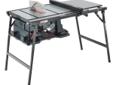 The Rousseau PortaMax 2775 Table Saw Stand is specifically designed to fit the Bosch 4000, DeWalt 744, Porter-Cable 3812 and Rigid TS2400 portable table saws. This stand includes an accurate, fully-adjustable T-square fence, rips to 27-inch, and provides