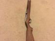 Ruger 10/22 bicentennial gun got it in a trade someone sanded the stock an barrel has few rough spots missing rear sight gun is all bare finish barrel is bare steel but receiver barrel band an but pad is all aluminum good project gun or just a cheap