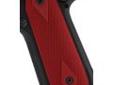 "
Hogue 82152 Ruger 22/45 RP Grip Checkered Aluminum Matte Red Anodized
Hogue Extreme Series Aluminum grips are precision machined from solid billet stock Aerospace grade 6061 T6 aluminum. Carefully engineered and sized for ultimate fit, form and