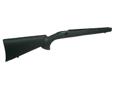 Our Patented OverMolded stocks are the finest and most functional stocks made. The Hogue stock is constructed by molding a super strong and rigid fiberglass reinforced insert or "skeleton" that precisely fits the firearms action. The stock is then