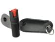 Ruger Key Chain Ruger Pepper Spray 11gm Black. The Ruger Key Chain Pepper Spray System delivers 2 million Scoville heat units of Law Enforcement strength pepper spray at ranges up to 15 feet. The Ruger Key Chain Pepper Spray comes with a key chain and