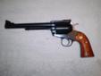 Very nice Ruger Bisley in 45 Colt with original box. Rosewood Bisley grips. 7.5 inch barrel. It is really hard to beat the Bisley grip when shooting the big single action revolvers. This is a great hunting or target revolver. The Ruger in 45 Colt can be