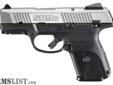 Ruger SR9C 9mm.
Stainless on black. 3 dot sights. 9rnd mag and 17rnd mag.
Reversible back strap.
May be open to trades. No shotguns
Must pickup in Huntsville.
Source:
