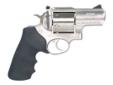 Manufacturer: Ruger Model #: Super Redhawk Alaskan Type: Revolver Finish: Stainless Steel Stock: Black Hogue Monogrip Sights: Front: Ramp Rear: Adjustable Barrel Length: 2.5" Overall Length: 7.62" Weight: 44 oz Packaging: Plastic Case Additional Features