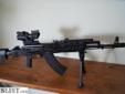This rifle is from the legendary Izhmash Factory of Russia, Imported by Arsenal/FIME Grp. Brand new in the box with all the paper work & few upgrades. Comes with one 5rd & 30rd mag. 4x32 illuminated tactical Prismatic scope is water proof, fog proof,