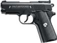 The Colt Defender BB Pistol has an all metal construction and a built in 16-shot BB magazine. The spring powered grip release and the CO2 compartment in the grip make this pistol extremely easy to operate. A fixed blade front sight makes aiming a breeze.