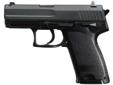 H&K USP - Black .177 BB *(Check Air Gun Restriction List)- Double action trigger- Caliber: .177- Ammunition: Steel BB- Sights: Fixed front and rear- Safety: Manual- Barrel: Smooth bore- Barrel Length: 4.72"- Capacity: 22 rounds- Power Source: 12 g CO2