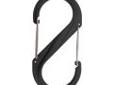 "
Nite Ize SBP10-03-01 S-Biner Plastic #10 Black
Made of strong, lightweight, durable plastic, it holds, secures, and connects the big stuff, the awkward stuff, and the heavy stuff. Excellent for organizing those space hogs in your garage (bikes, heavy