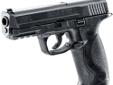 S&W M&P BB Air Pistol CO2 Powered - 480 fps. This BB gun is a replica pistol based on the S&W Military and Police firearm. The M&P air pistol is a BB repeater powered by one 12g CO2 cylinder that hides in the grip of the BB pistol. An integrated accessory