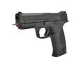 S&W M&P Internal Laser Specifications: - For: Full Size Smith & Wesson M&P 9mm, .40 & .357 calibers - Battery Model: LMS-3x393 (readily available silver oxide batteries commonly used in watches) - Accuracy (20 yards): Â±2" POA - Laser Operating