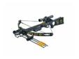 SA Sports Outdoor Gear Ambush 150 lb Compound Crossbow PackageFeatures:- 150 lb Compound Crossbow - 4x32mm Multi Reticle Scope- Quick Detach Quiver With 4 Arrows - Rope Cocking Device - Next G1 ? Camo Accents - Adjustable Weaver Style Scope Mount -