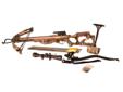 SA Sports Outdoor Gear Ripper 185 lb Compound Crossbow PackageFeatures:- RIPPING 340 FPS- 4x32mm Multi Reticle Scope- Rope Cocking Device- Padded Sling- Quick Detach Quiver w/4 Carbon 20? Bolts- 13.5" Power Stroke - 185 lb Draw Weight - Precision Machined