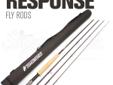 New for 2013, the Sage Response Series Fly Rods take the design of the proven favorite Flight series of previous years and add a more advanced taper and higher-modulus graphite blank construction, resulting in a fast action family of rods with notably