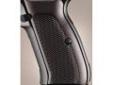 "
Hogue 75176 CZ-75/CZ-85 Grips Checkered Aluminum Brushed Gloss Black Anodized
Hogue Extreme Series Aluminum grips are precision machined from solid billet stock Aerospace grade 6061 T6 aluminum. Carefully engineered and sized for ultimate fit, form and