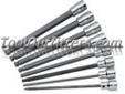 "
S K Hand Tools 19748 SKT19748 8 Piece 3/8"" Drive Metric Long Ball Hex Bit Socket Set
Features and Benefits:
SuperKromeÂ® finish provides long life and maximum corrosion resistance
Through-hole design: simply pop the old bit out and insert a new