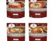 "
Wise Foods 05-710 Sampler Kit (03-704,03-702,03-705,03-701)
Wise Food's Sampler Kit
Specifications:
cook in the pouch entrees (Two 10 ounce servings in each pouch)
Cheesy Lasagna 1-Serving
Savory Stroganoff 1-Serving
Pasta Alfredo 1-Serving
Chili