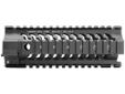Samson AR15 7" Carbine Length Free Floating Quad Rail Black. The Samson STAR-C is a standard 7" length free floating carbine rail. It offers a removable lower for M203 compatibility.
Manufacturer: Samson AR15 7" Carbine Length Free Floating Quad Rail