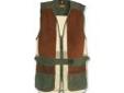 Browning 3050285406 Sandoval Vest Olive/Tan XXX-Large
Browning Sandoval Shooting Vest - Olive/Tan
Features:
- Duraable full-length sueded pigskin shooting patches on right and left shoulders with sewn-in REACTAR G2 pad pocket (pad sold separately)
- 100%