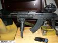 03 Sar-1 (ak47) with 3 30 rd double stack and 100+ rds. Comes with quad rail, red dot, front bi-pod that closes to fore grip, and m4 style stock. No clue actual round count. I know I put 400 to 500 rds and owner before me said he put 100. Has quick detach