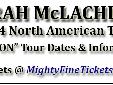 Sarah McLachlan Shine On Tour Concert in Atlanta, GA
Concert at the Chastain Park Amphitheatre on Wednesday, July 30, 2014
Sarah McLachlan will arrive for a concert in Atlanta, Georgia to perform on Wednesday, July 30, 2014. The Sarah McLachlan concert in
