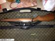 Good gun, not very many rounds through it. New Simmons scope. Got a few dings in wood from the shoulder strap clips digging into it when it's in the case. Internal magazine. Bolt action. I really want to trade for a .44 or a .45. Trade for other handguns