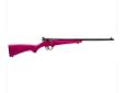 Savage Arms Rascal, .22 LR, Youth, Pink Rascal series rifles are safer, more accurate and easier to use for beginning and younger shooters with adjustable peep sights and a single shot magazine with a feed ramp. They also feature Savage's AccuTrigger