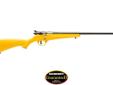 Hello and thank you for looking!!!
We are selling BRAND NEW in the box SAVAGE model RASCAL 22 long rifle single shot bolt action rifle with a YELLOW synthetic stock for $199.99 BLOW OUT SALE PRICED of only $169.99 + tax CASH price (add 3% for credit or