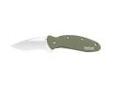 "
Kershaw 1620OL Scallion Aluminum, Olive Drab, Box
The popular Scallion now comes in a handsome Kershaw color: olive drab. Like the rest of the Scallion family, it has 2 1/4-inch blade that makes it the ideal size for easy, lightweight pocket carry. Even