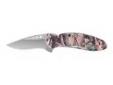 "
Kershaw 1620CX Scallion Realtree Camo, Clam Pack
The Scallion is one of Kershaw's most popular knives. With its handy 2 1/4-inch blade, the Scallion is the perfect size for lightweight and convenient pocket carry. And with its RealTree Hardwoods pattern