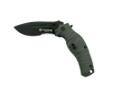 The Black Ops 4 series is part of Smith & Wesson's M.A.G.I.C. assisted opening knife line. Just a small nudge of the flipper or thumbstud opens the knife. The action on this knife is great and it locks up tight via liner lock. To prevent unintended