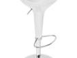 Retro design combined with adjustable height hydralics make these bar stools functional as well as good looking. May be used at a bar table or dinette table. Extends from 22 to 33 inches high. Made of chrome and fiberglass. Perfect with the Gelato
Brand:
