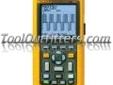 "
Fluke 2063926 FLU123/003S ScopeMeterÂ® with Software
Features and Benefits:
Find fast answers to problems in machinery, instrumentation, control and power systems
Dual-input 40 MHz or 20 MHz digital oscilloscope
Two 5,000-count true-rms digital